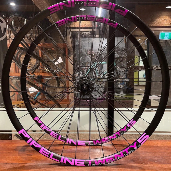 purple mtb wheels