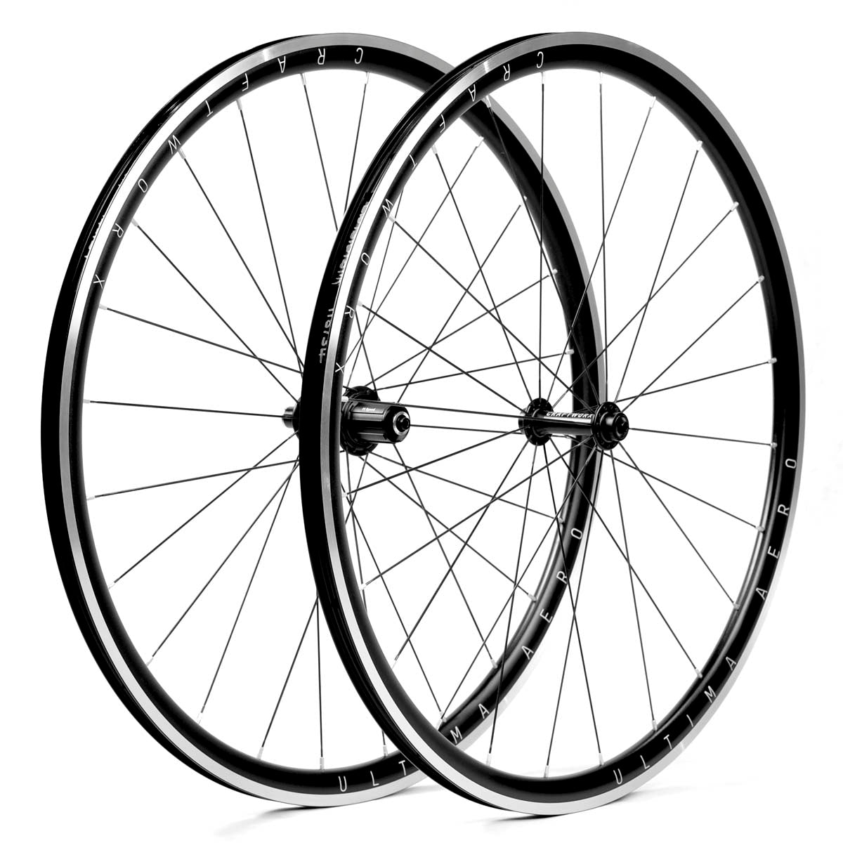 Craftworx Ultima Aero Super Heavy Duty HD Road Complete Wheelset