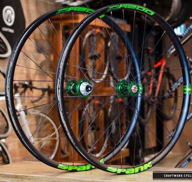 craftworx custom wheel build spank oozy rim project 321 lefty hubs dt swiss aerolite spokes