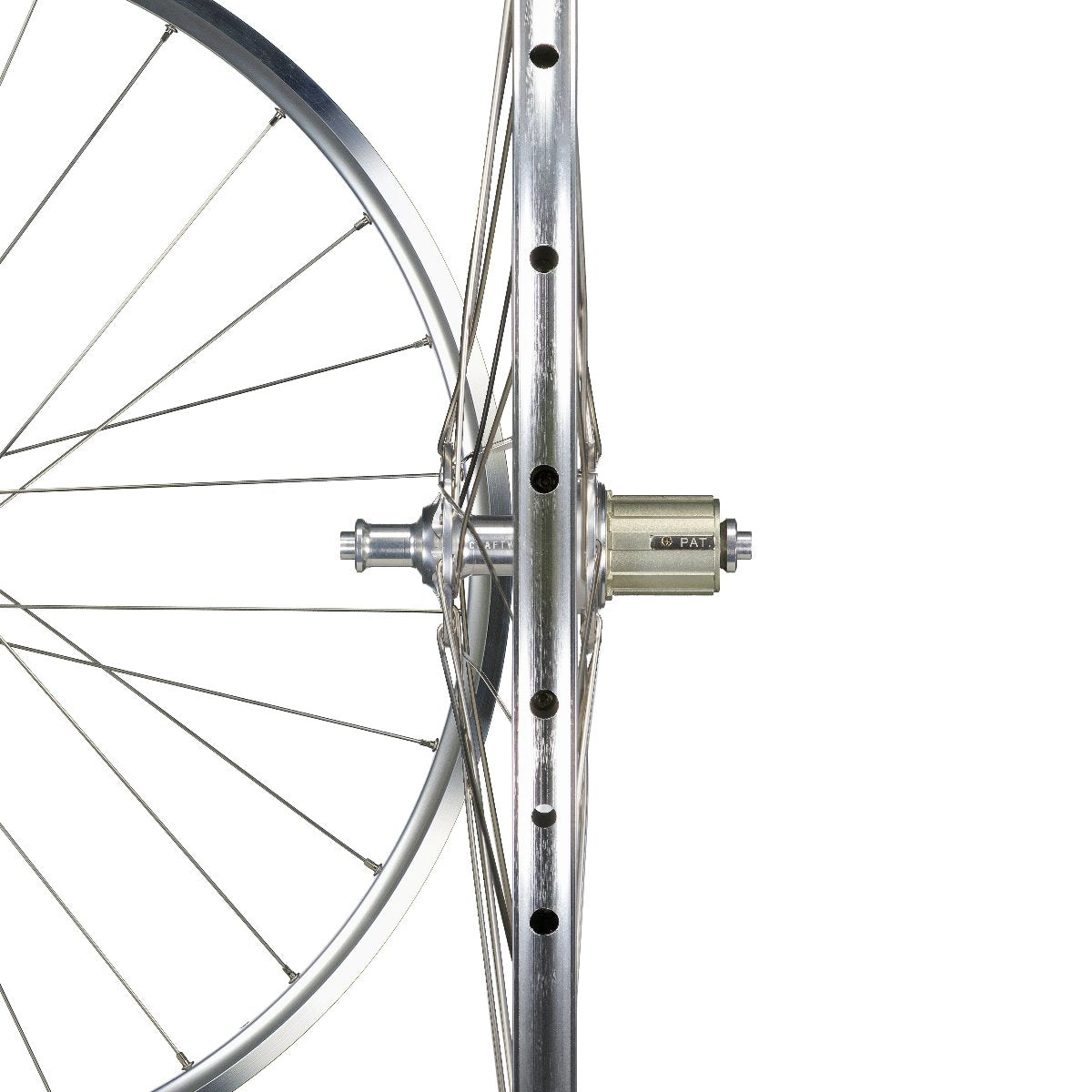 Craftworx Semi-Racer 700c Alloy Road Bike Wheels Silver