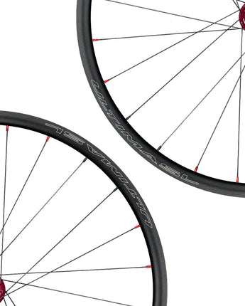 Craftworx Ultima SLD Alloy Road Disc Wheelset Red
