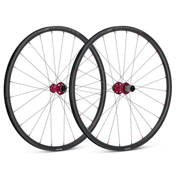 Craftworx Ultima SLD Alloy Road Disc Wheels Red