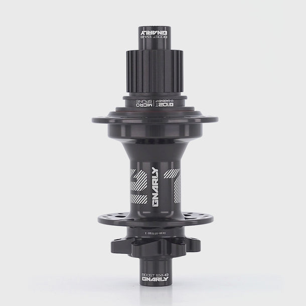 Video of Gnarly 102 Boost Rear Mountain Bike Hub with Microspline Freehub